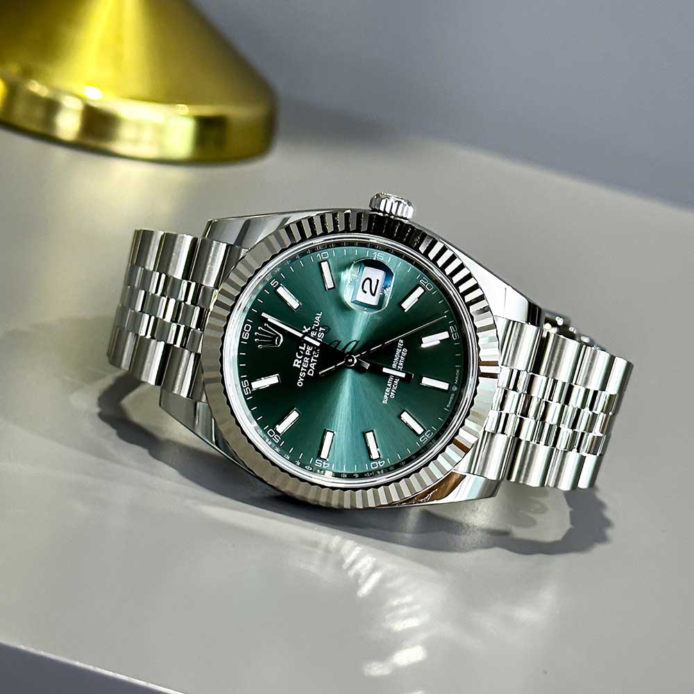 Rolex Datejust Mint Green Dial